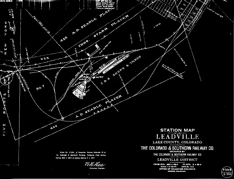 Crain's DSP&P Railroad Pages Track Routes and Yard Layouts